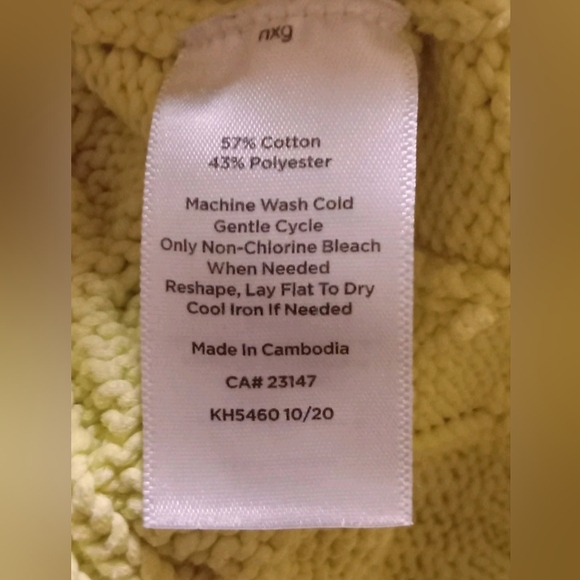 Talbots Lemon Cable Knit Sweater - Picture 4 of 4